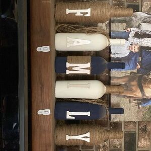 Bottles that spells family